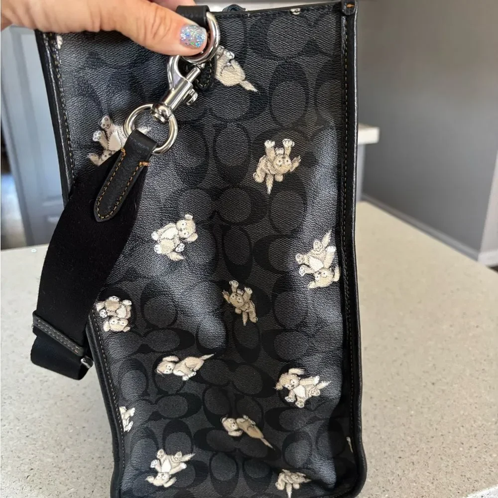 Coach Happy Dog Print, Dempsey X-Large Tote Bag